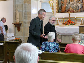 100 Jahrfeier Weingartenkapelle in Naumburg mit Bischof Dr. Michael Gerber (Foto. Karl-Franz Thiede)